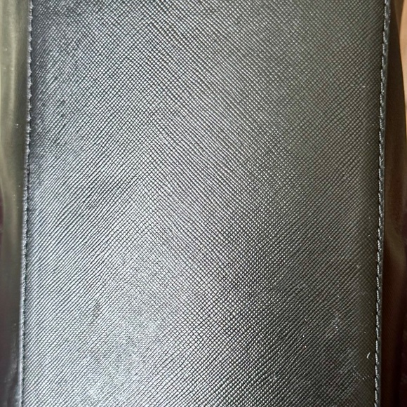 Tory Burch Robinson Black Saffiano Leather Domed Satchel Bag - Picture 4 of 6